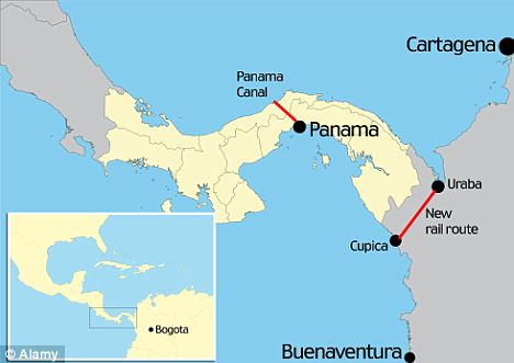 China construiría en Colombia una alternativa al Canal de Panamá