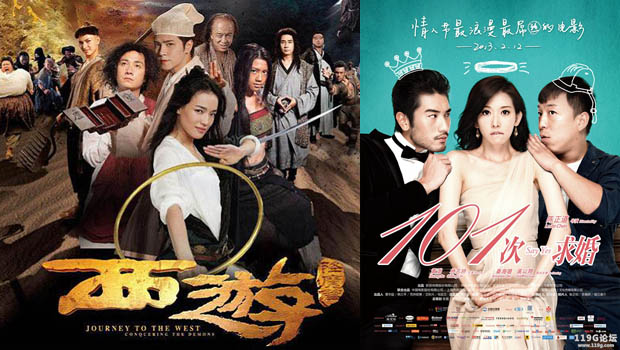 Películas más vistas en China (febrero-marzo de 2013)